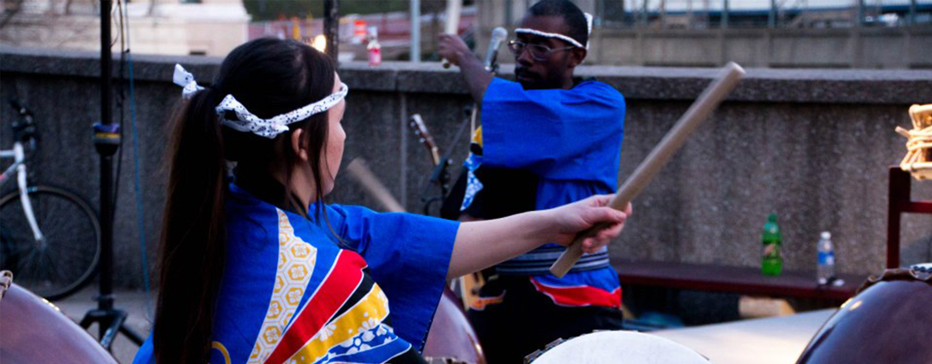 Taiko drumming